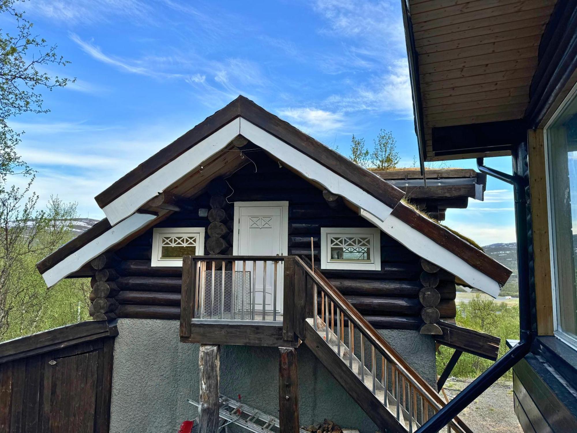 Unique Arctic Timber Cabin Skaidi Экстерьер фото